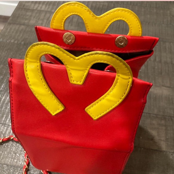 Dolls Kill Red and Yellow Crossbody Bag - Picture 5 of 6